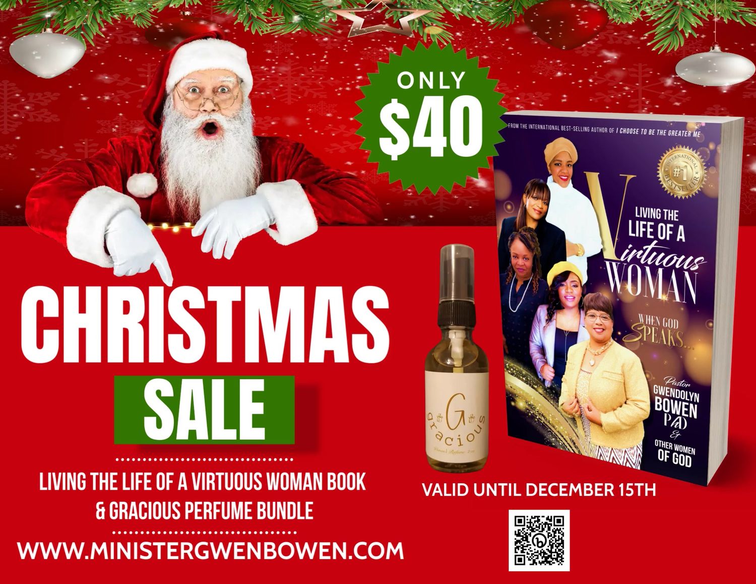 Christmas Sale - Book &amp; Perfume Bundle