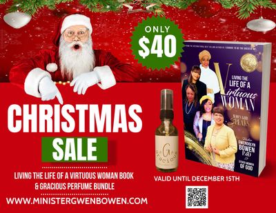 Christmas Sale - Book &amp; Perfume Bundle