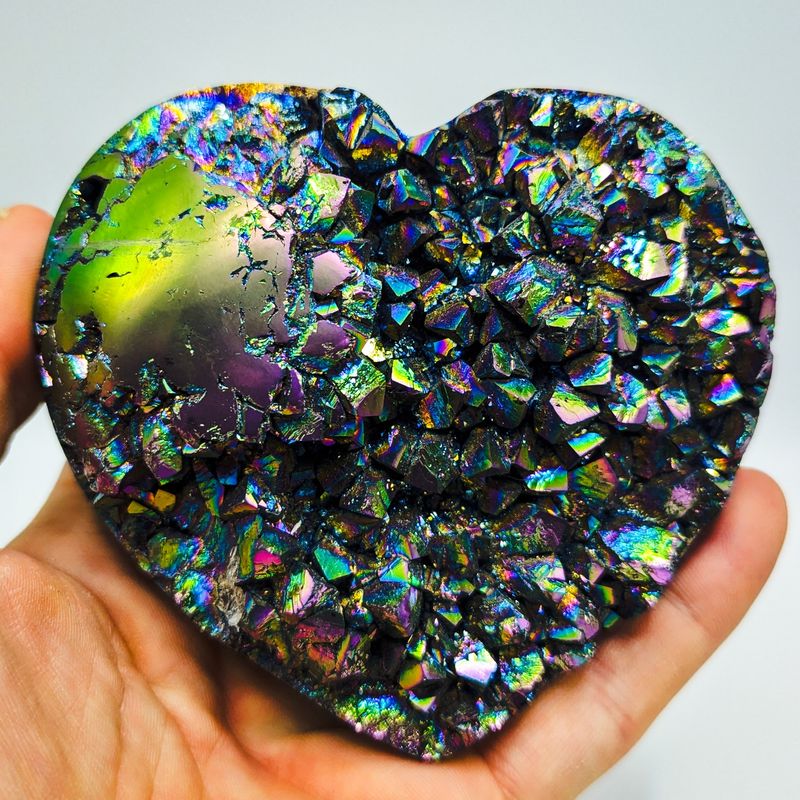 Rainbow-Aura Kristallherz