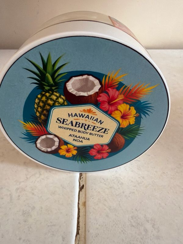 Hawaiian sea breeze whipped Body butters