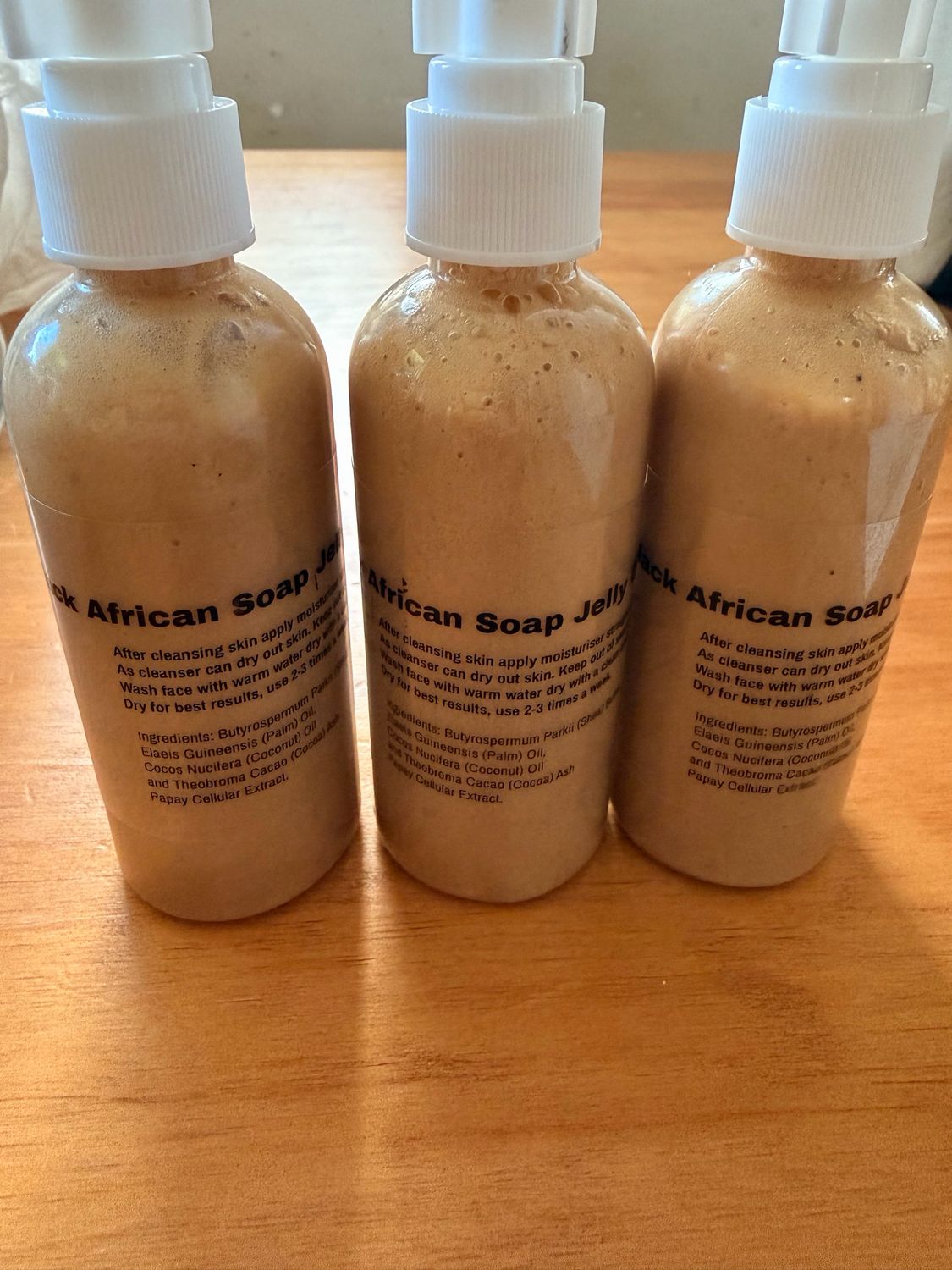 African black Soap jelly cleanser