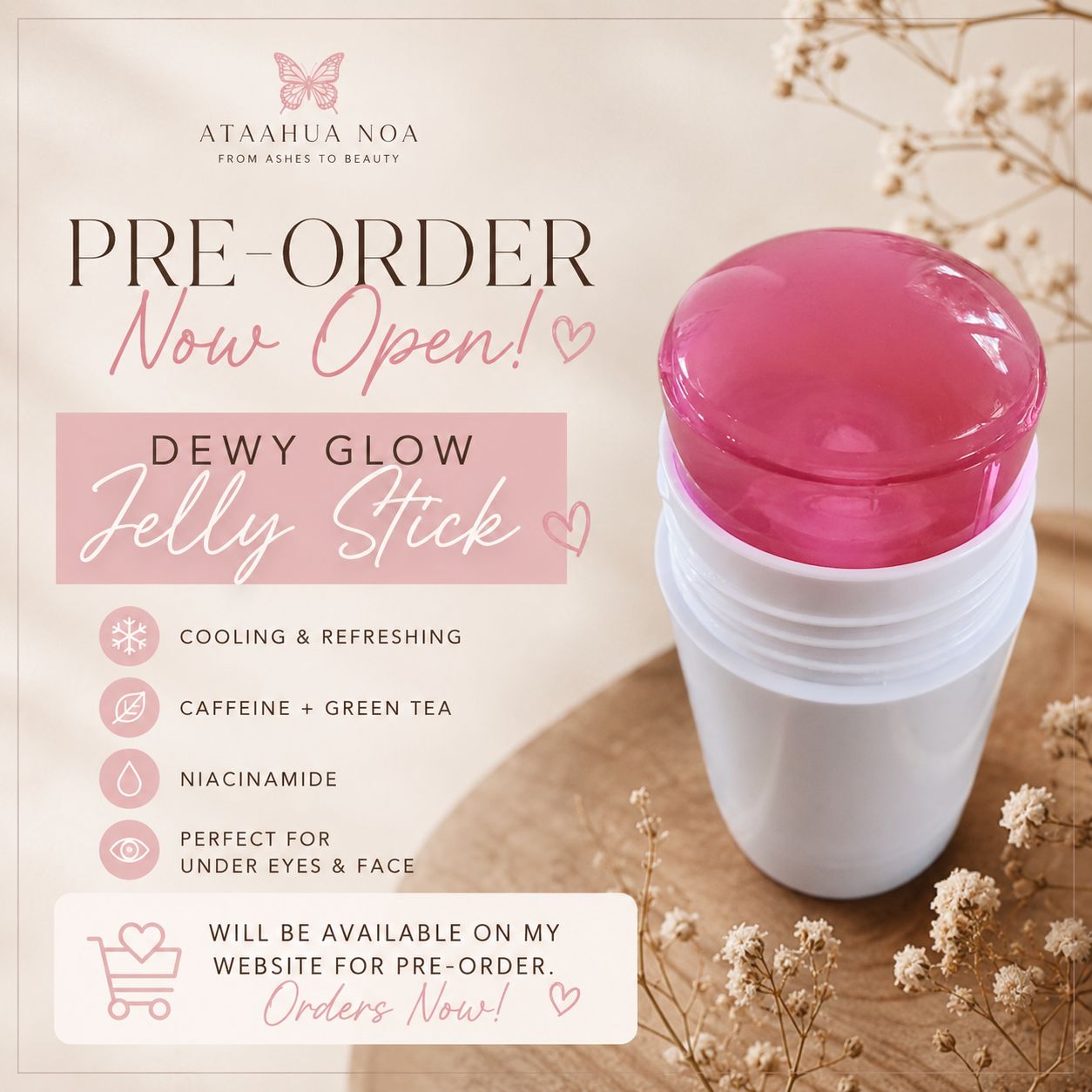 Pre - Order The Beautiful Soothing jelly stick