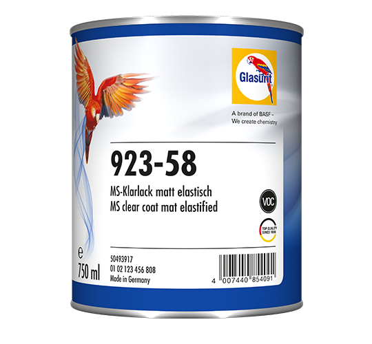 923-58 MS Clear Coat Matt Elastified