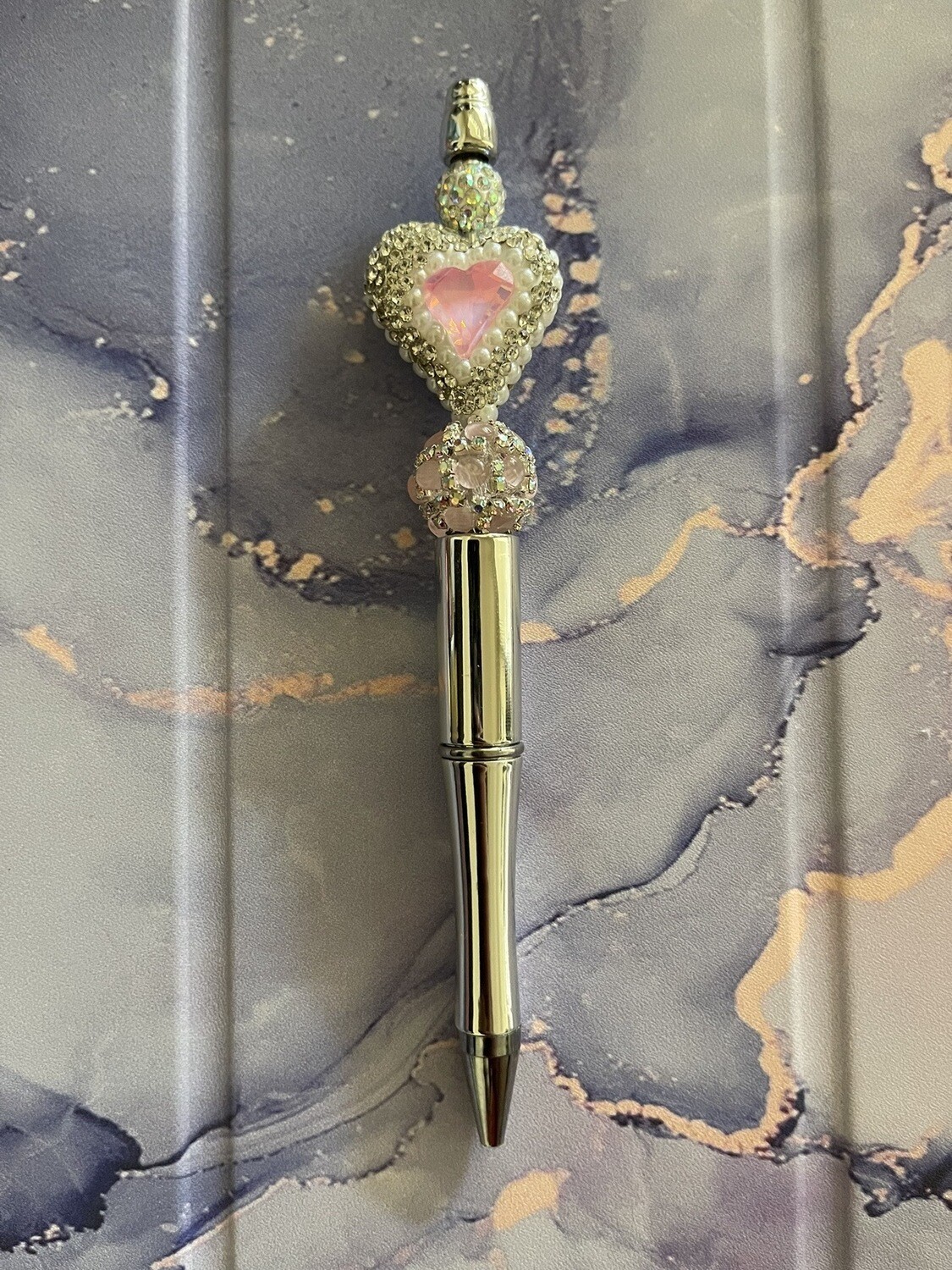 Fancy Ice Heart Pen