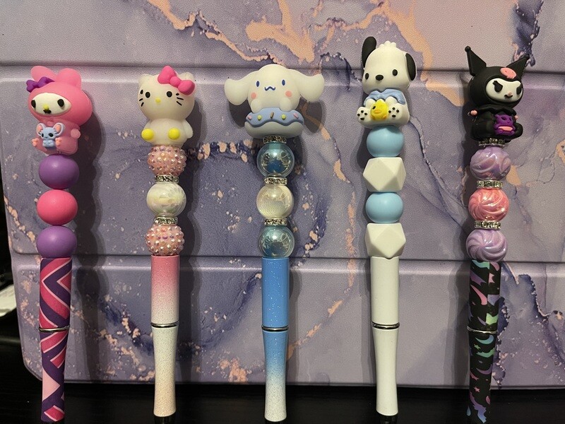 Pen Topper Beaded Pen