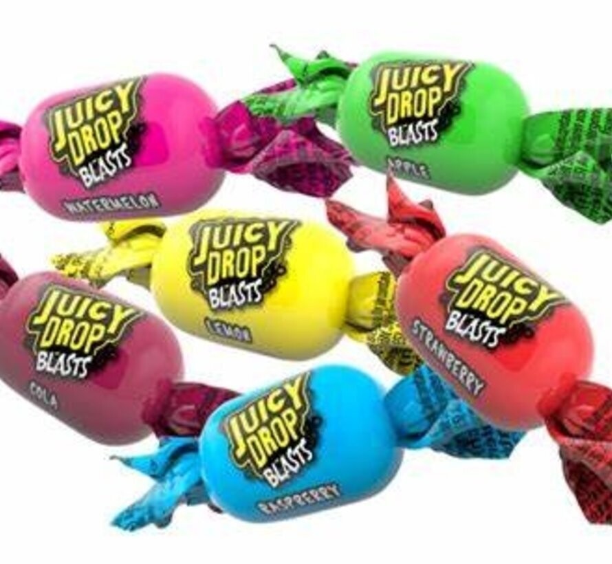 5 multiflavoured Juicy Drop Blasts