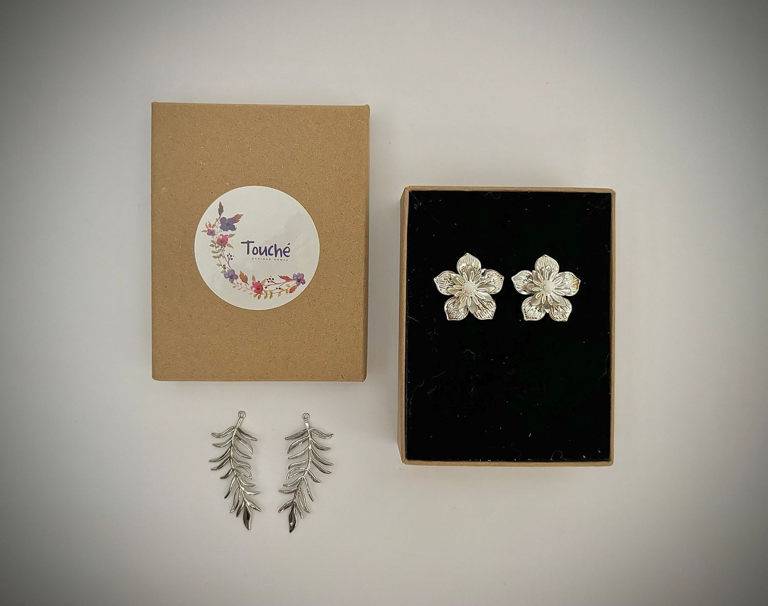 Pendientes de Flores Mía