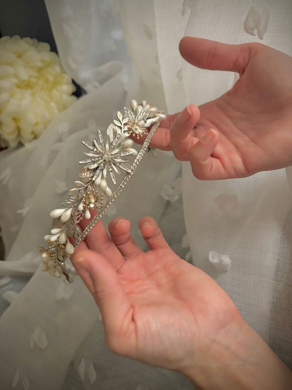 Tiara de novia Leonora Tiara de novia Leonora