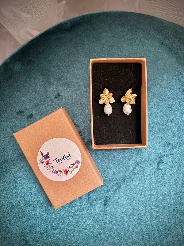 Pendientes de novia Zen