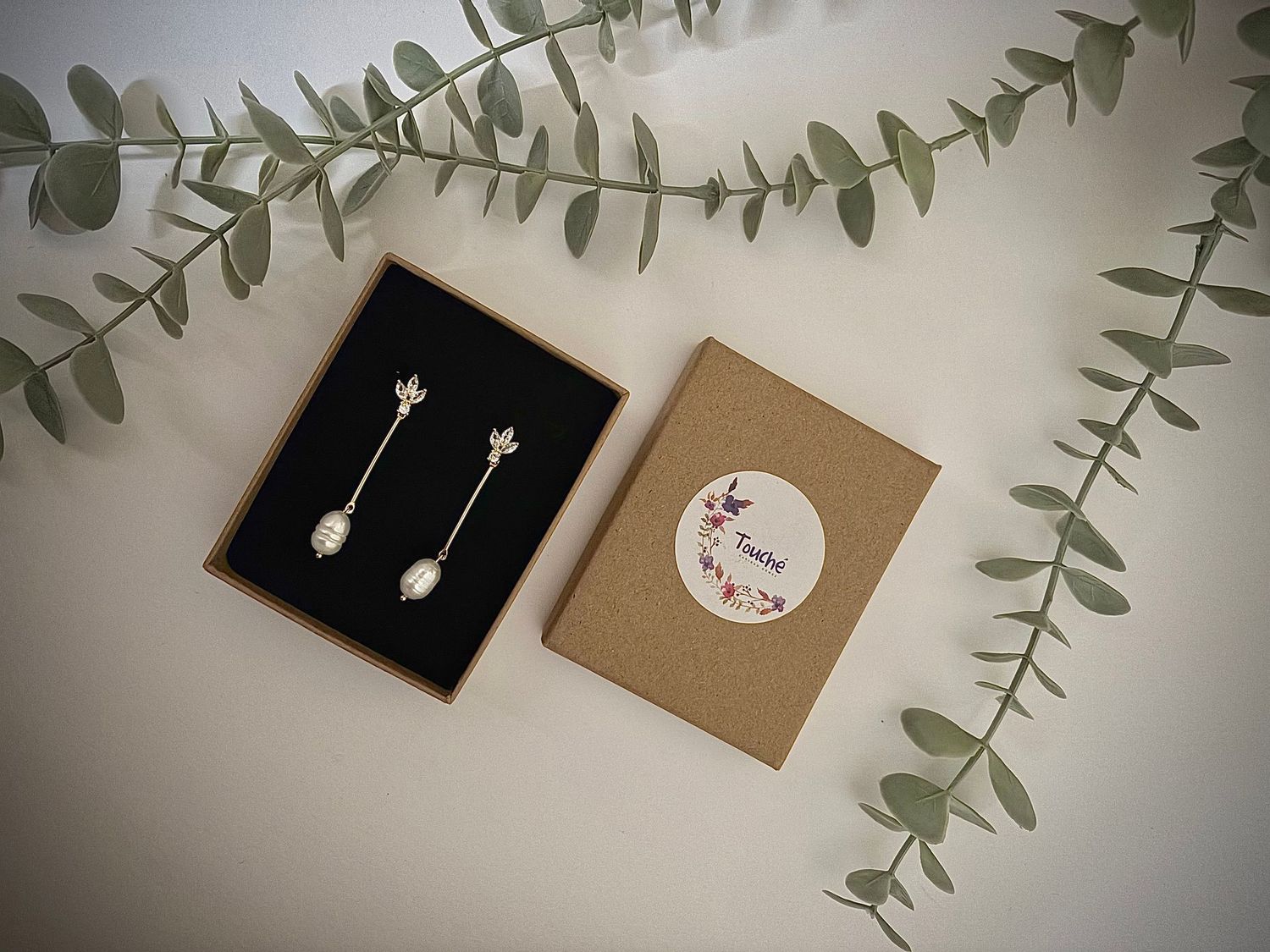 Pendientes de novia Aurora