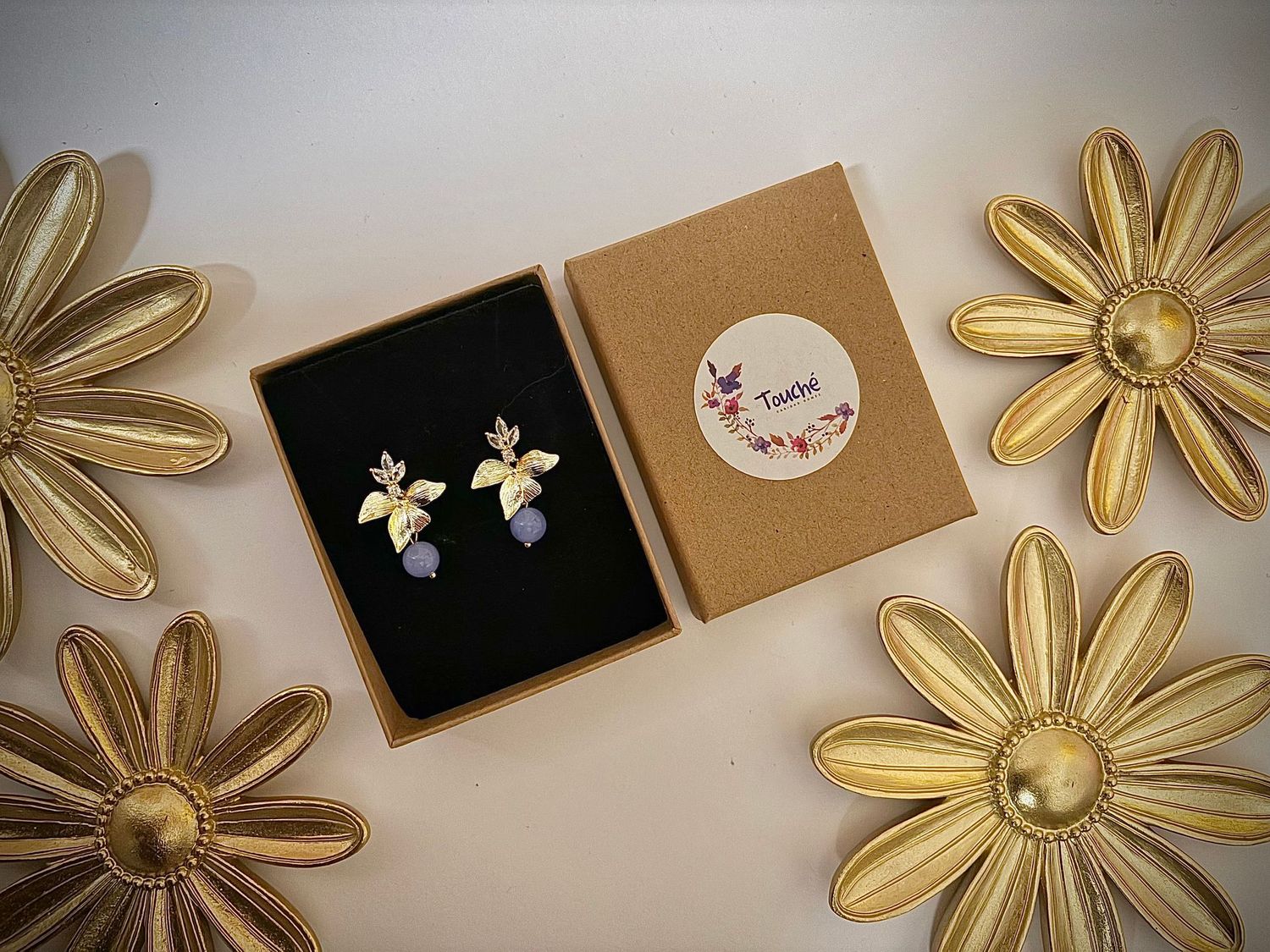 Pendientes de novia Brigitte