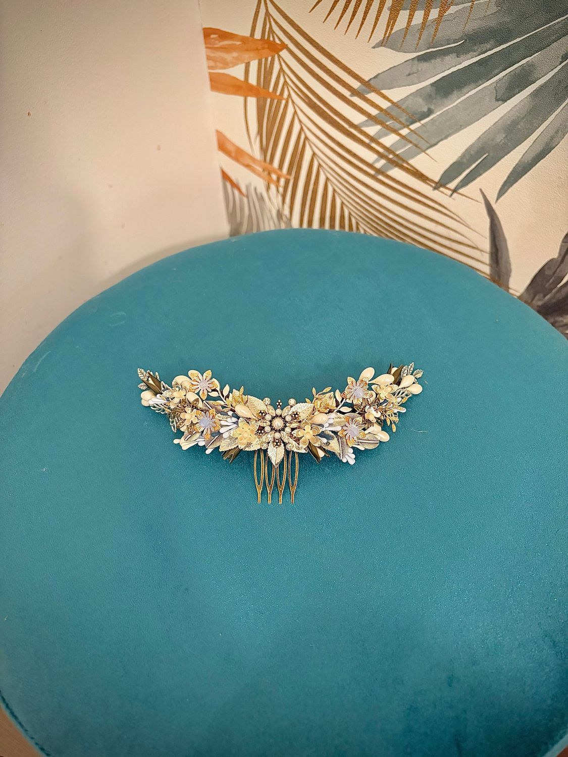 Tocado de novia Anabel