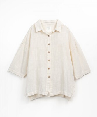 Camisa de manga 3/4 de algodón | Textile Art