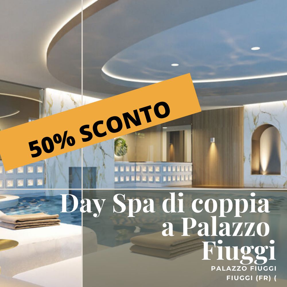Day Spa Pass di coppia a Palazzo Fiuggi