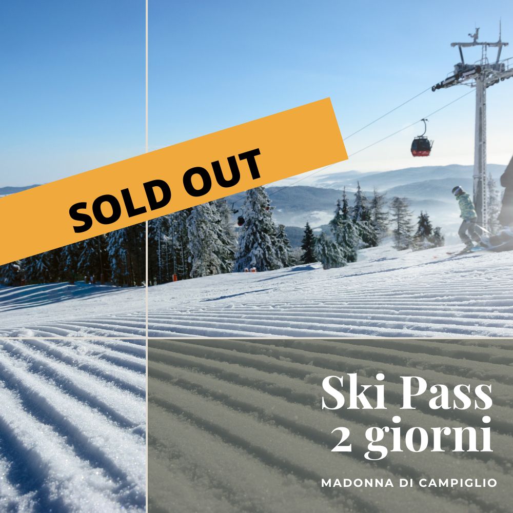 2x SkiPass Due Giorni - Comprensorio Madonna di Campiglio, Folgarida, Marilleva, Pinzolo