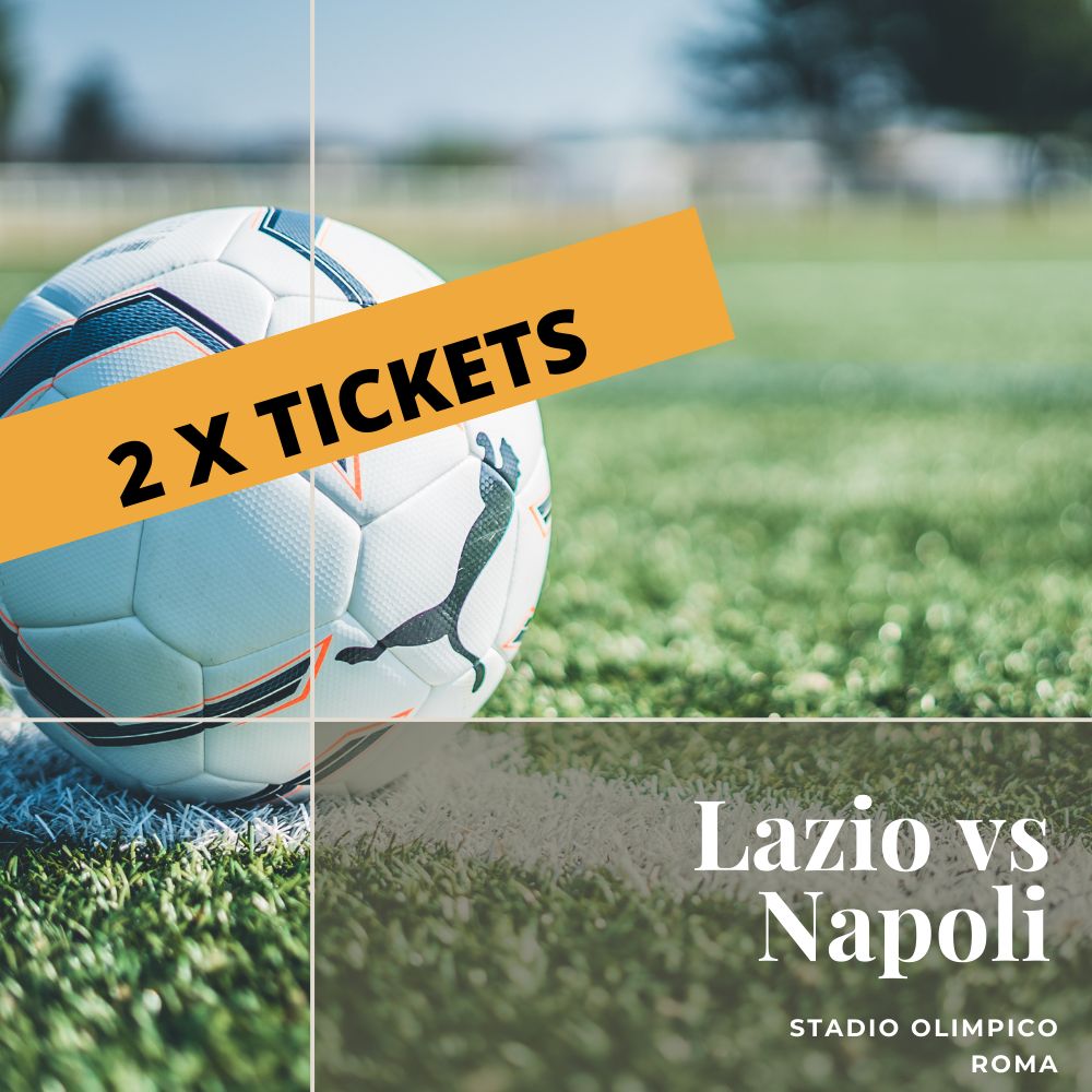 2 x biglietti - Lazio vs Napoli - 4 gennaio 2026