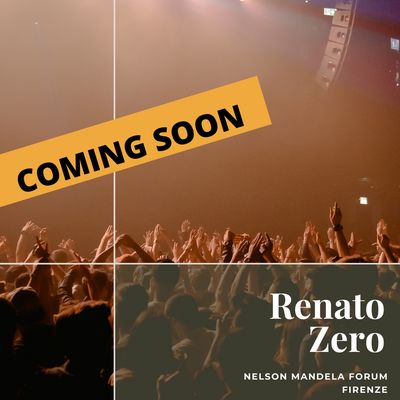 2 x biglietti - Renato Zero - 15 febbraio 2026