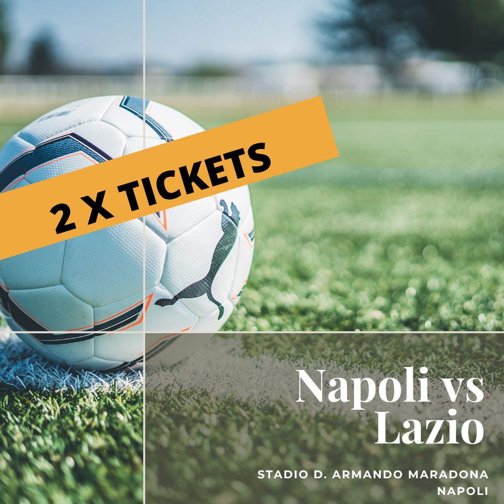 2 x biglietti - Napoli vs Lazio - 18 aprile 2026