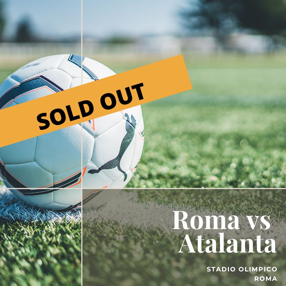 2 x biglietti - Roma vs Atalanta - 18 aprile 2026