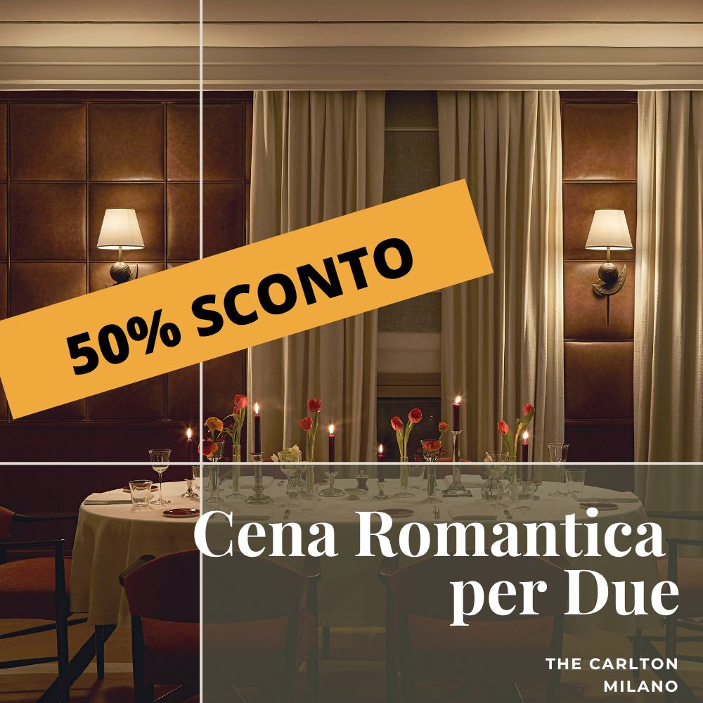 Cena Romantica per due al The Carlton