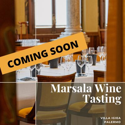 Marsala Wine Tasting