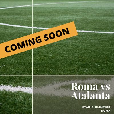 2 x biglietti - Roma vs Atalanta - 5 settembre 2026