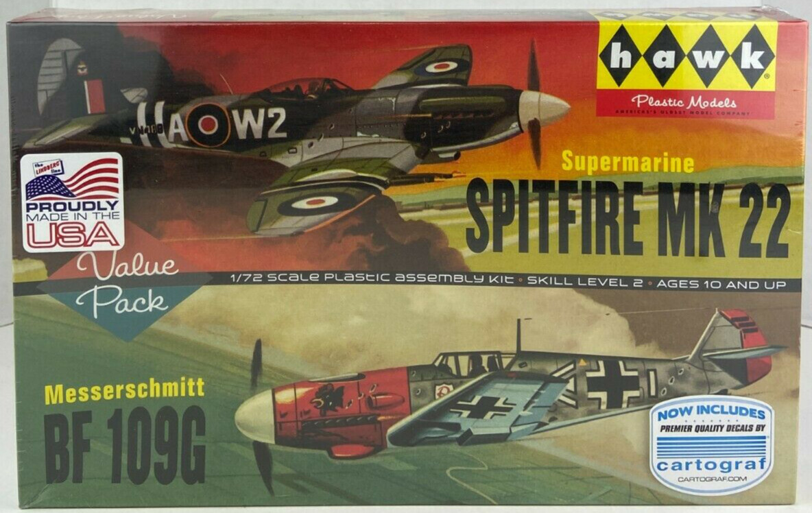1/72 Spitfire &amp; ME109 Value Pack