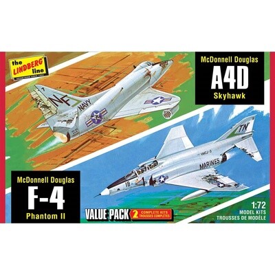 1/72 F-4 Phantom II &amp; A4D Skyhawk Value Pack