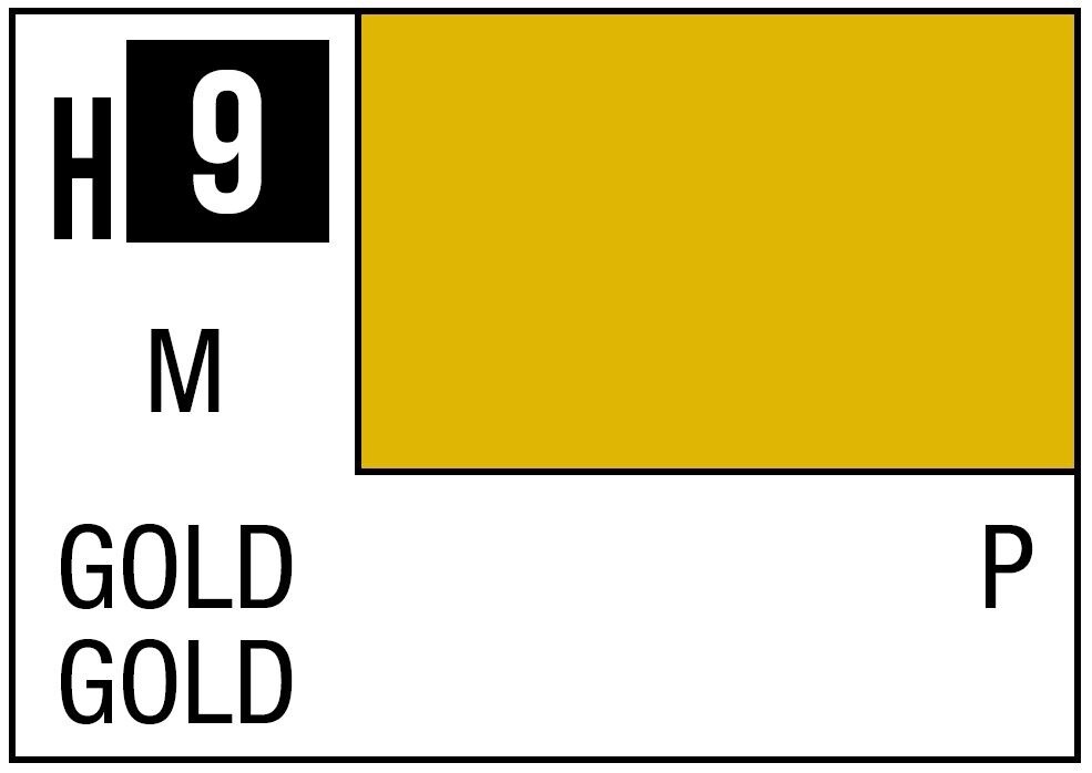 Aqueous Color 10ml - H9 Metallic Gold