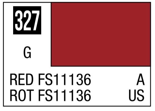 Aqueous Color 10ml - H327 Gloss Red FS11136 Thunderbirds