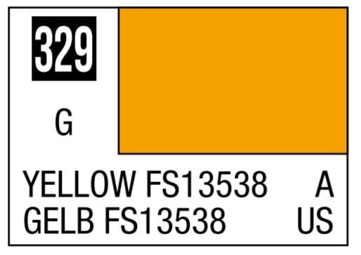 Aqueous Color 10ml - H329 Gloss Yellow FS13538 Blue Angels
