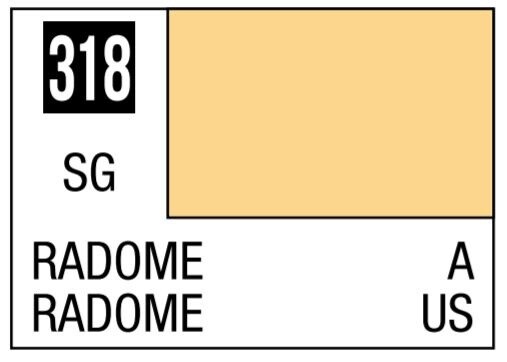 Aqueous Color 10ml - H318 Semi-Gloss Radome US Navy Aircraft Standard Color