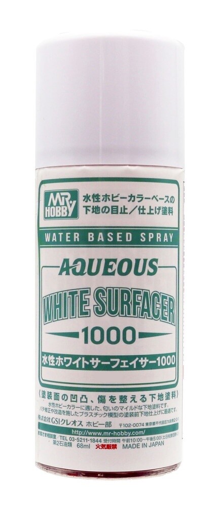 Aqueous White Surfacer 1000 Spray