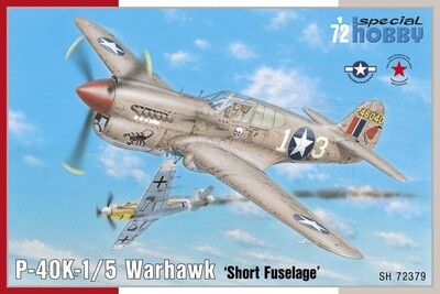 1/72 P-40K-1/5 Warhawk &#39;Short Fuselage&#39;