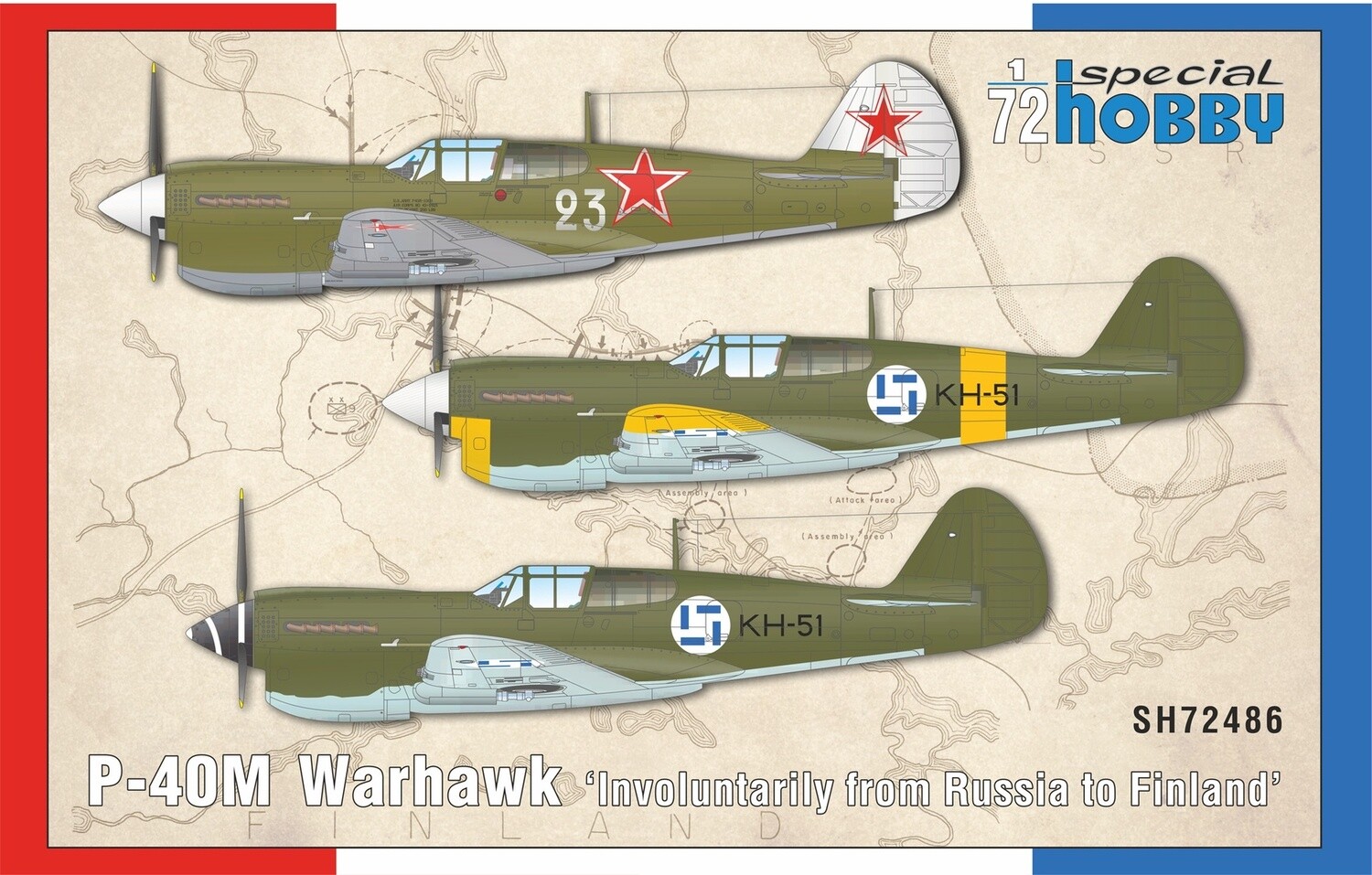 1/72 P-40M Warhawk ‘Involuntarily from Russia to Finland’, Aircraft