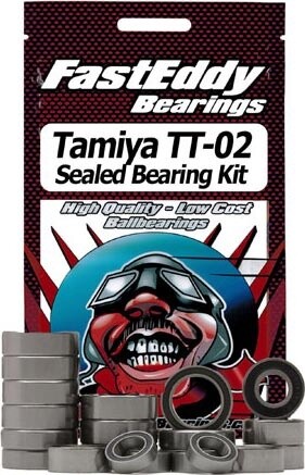 Tamiya (TT-02) Chassis Rubber Sealed Bearing Kit