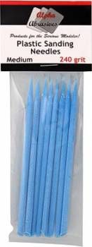 Sanding Needle Medium - 240 Grit Blue (8)