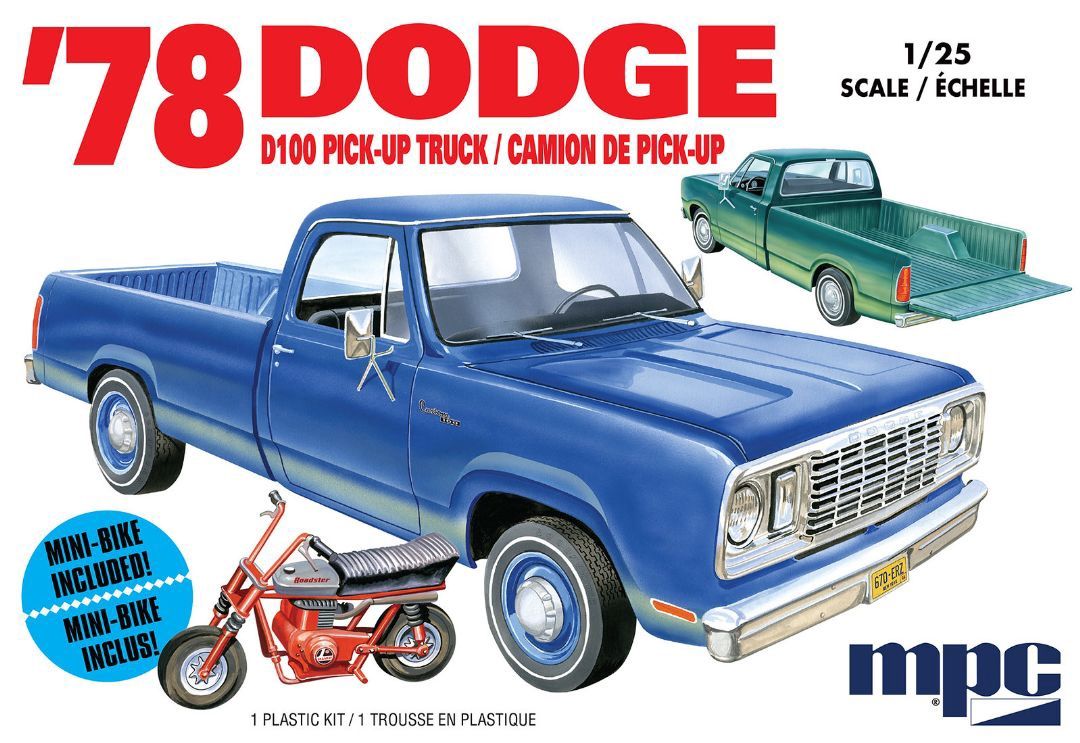 1/25 1978 Dodge D100 Custom Pickup (2T)