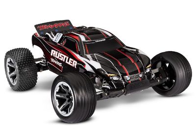 1/10 Rustler Stadium Truck RTR - Black