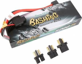 7.4V 5200mAh 2S 35C G-Tech Bashing Series Lipo Battery Pack Hardcase w/EC3, Deans and XT60 Adaptor