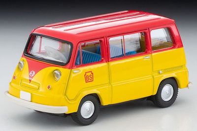 Tomica Limited Vintage 1/64 LV-27c Subaru Sambar Light Van Bridgestone