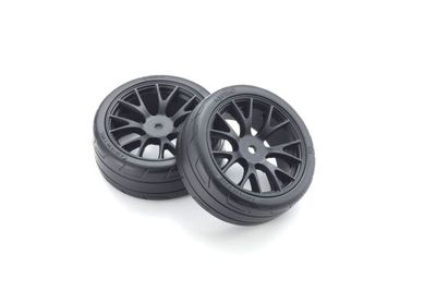 Premounted TC Tire FZ02 (M/2pcs)
