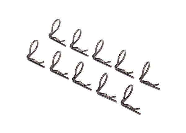Body Clips (Angled, 90°) (Black) (10 pcs.)