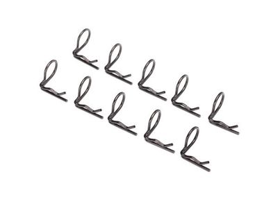 Body Clips (Angled, 90°) (Black) (10 pcs.)