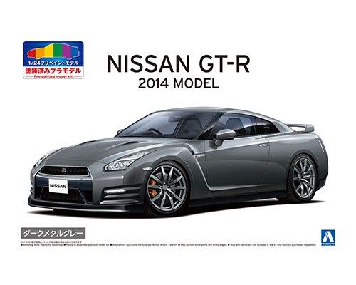 1/24 Nissan R35 GT-R &#39;14 Dark Metal Gray