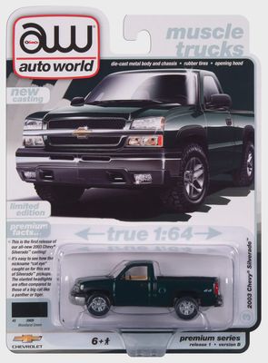 2003 Chevy Silverado Truck Single Cab, Short Bed Fleetside - Dark Green