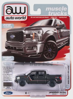 2020 Ford F-150 Truck - Lead Foot Gray w/Hood &amp; Side Stripes