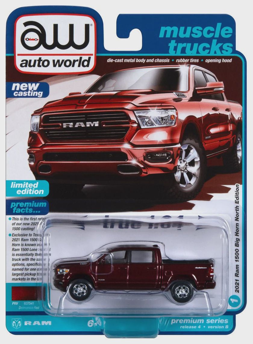 2021 Ram 1500 Big Horn North Edition - Delmonico Red Pearl