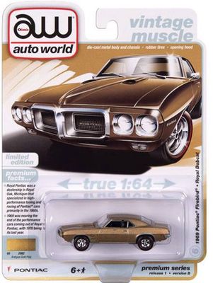 Royal Bobcat 1969 Pontiac Firebird - Antique Gold Poly