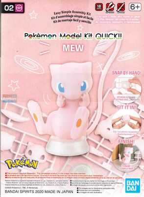 Bandai Spirits Pokemon Model Kit Quick! #02 Mew